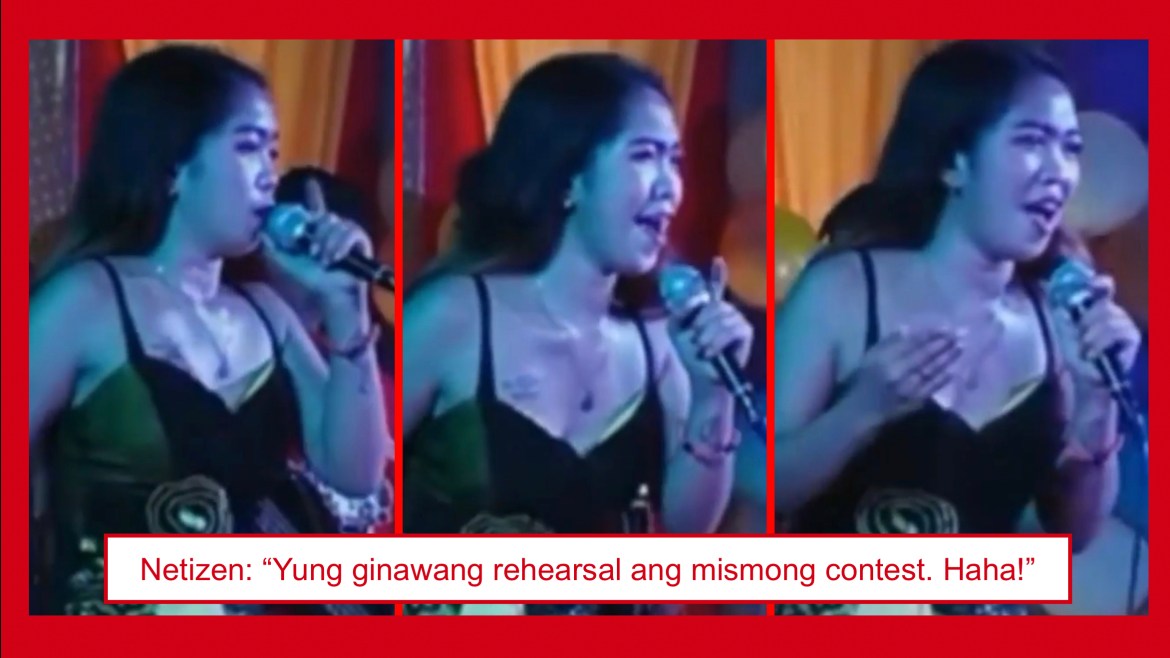 VIRAL: Kontesera, pinaulit-ulit ang banda sa pagpipilit na maabot ang mataas na nota