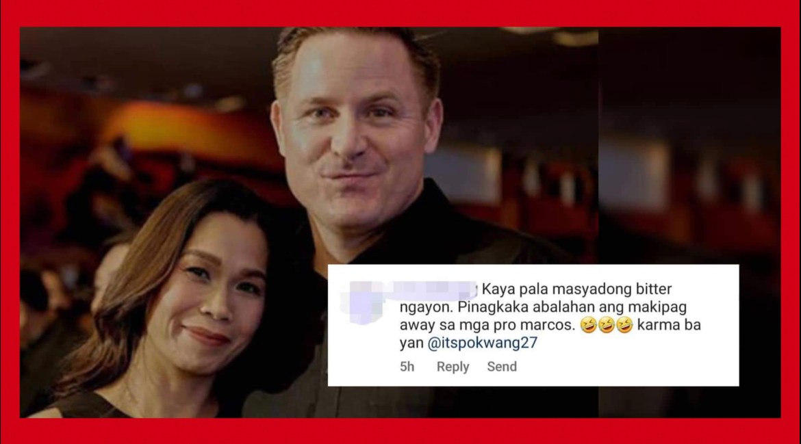 Pokwang, niresbakan ang basher na nagsabing ‘karma’ ang paghihiwalay nila ng asawa