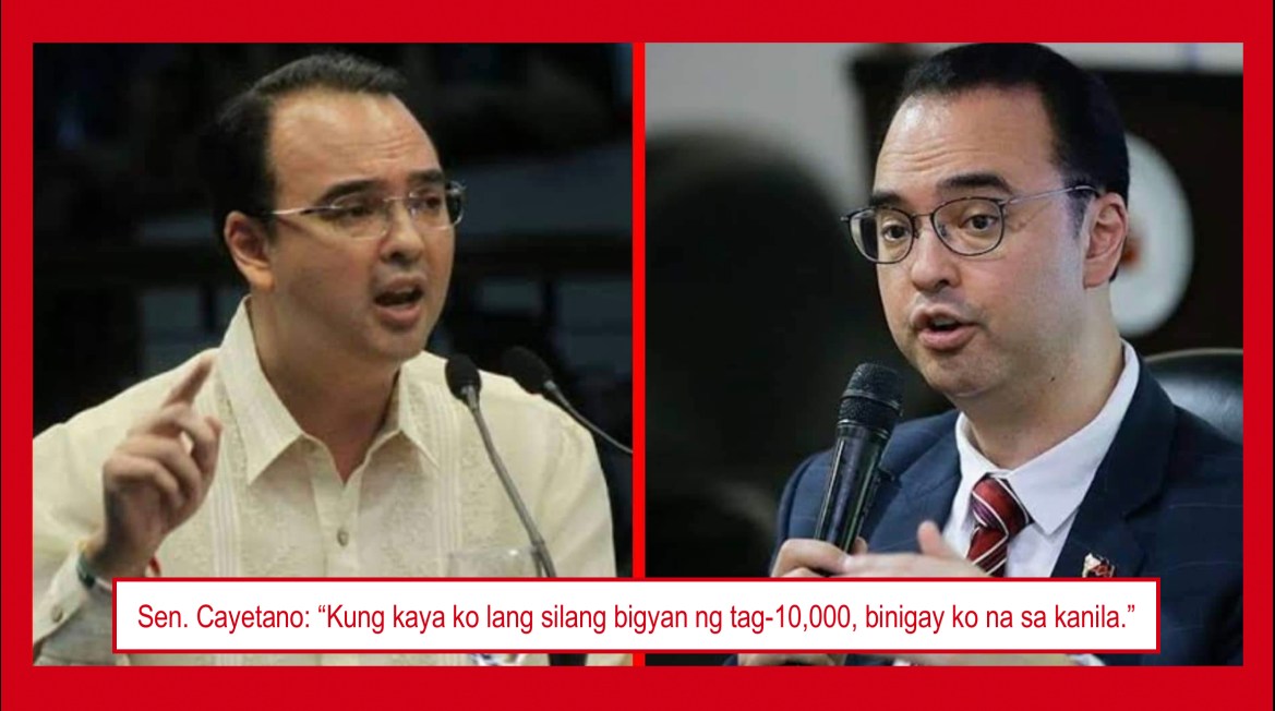 Sen. Alan Peter Cayetano sa mga tumutuligsa sa P10K ayuda: “Tumulong na lang kayo.”