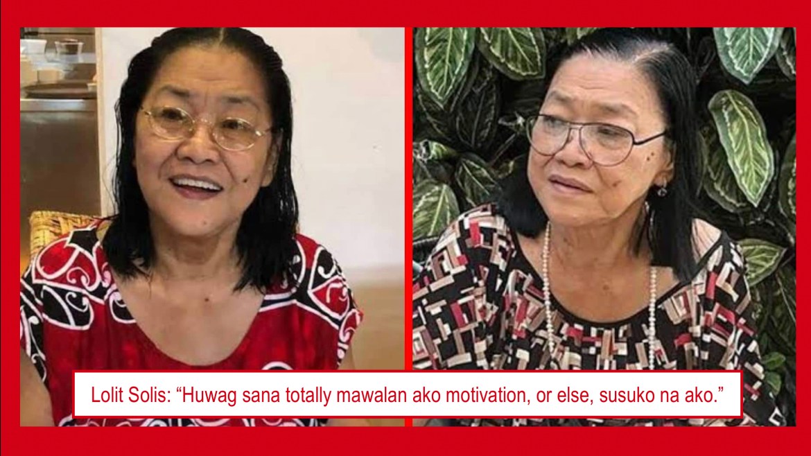 Lolit Solis, nagkuwento sa pagiging ‘hopeless’ sa pagkaka-ospital; gusto nang sumuko?
