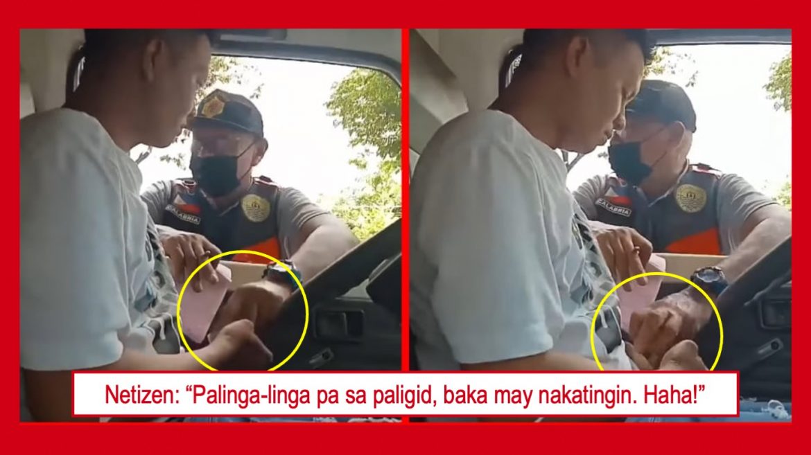 VIRAL: Aktong pangongotong ng isang enforcer sa Cebu, huli sa video