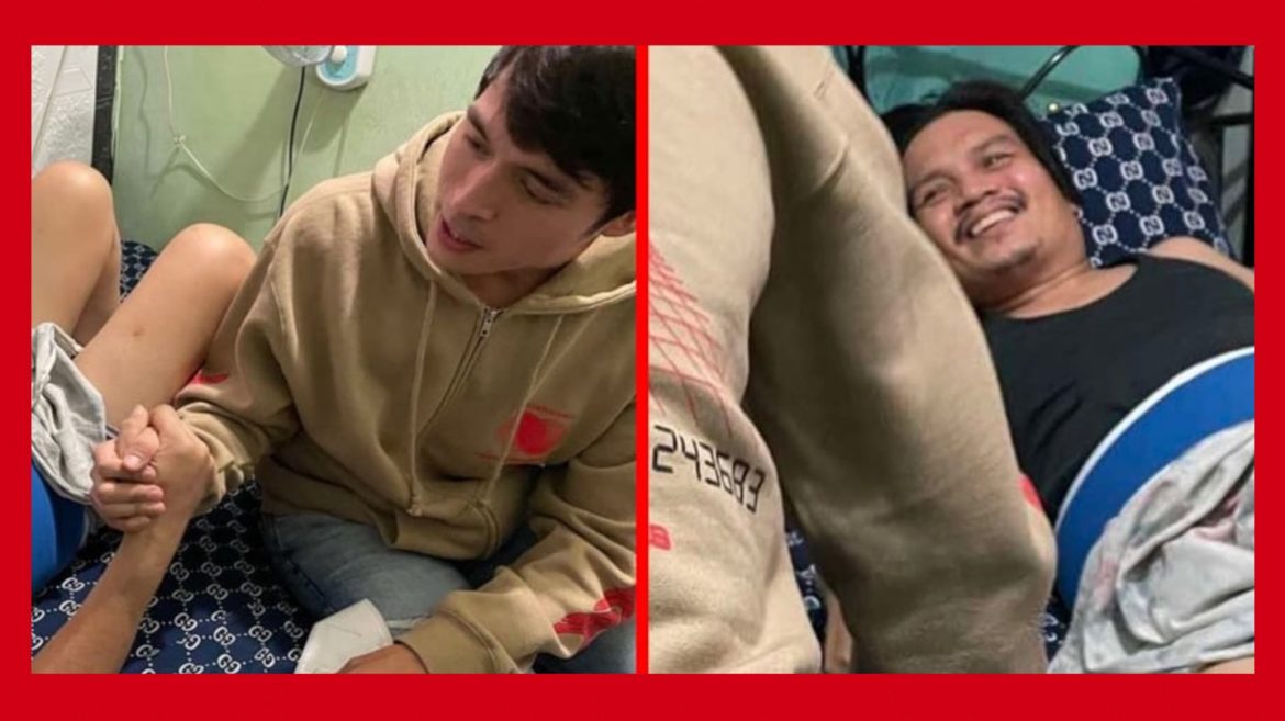 Jake Cuenca, dinalaw ang delivery rider na tinamaan ng bala sa insidenteng kinasangkutan niya