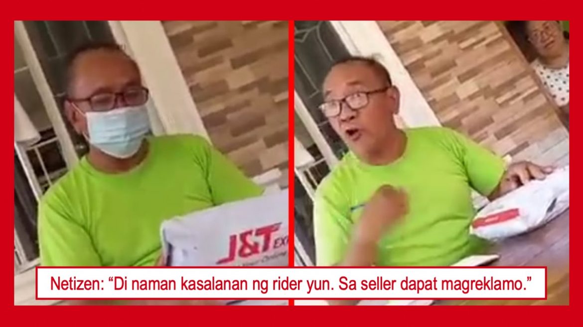 Ex-army official, pinagbantaan ang delivery rider matapos madismaya sa inorder sa online store