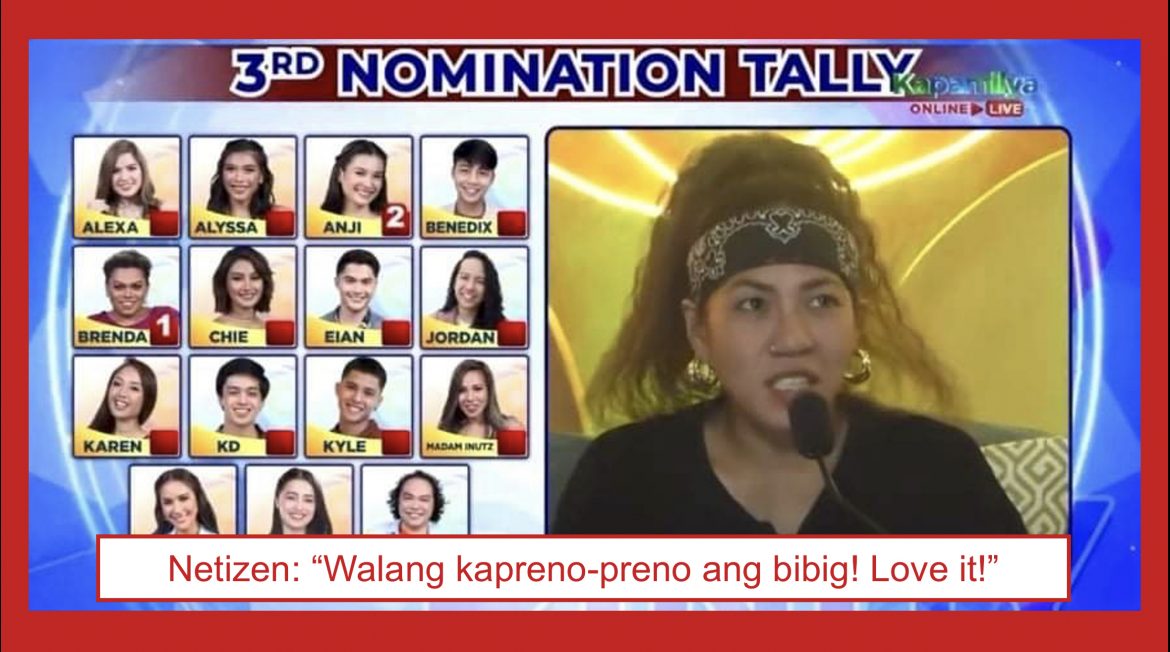 PBB housemate Madam Inutz, trending sa social media dahil sa pagiging prangka sa nomination